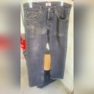 Previously Worn Levi's 501 Grey Men's Jeans 32x32